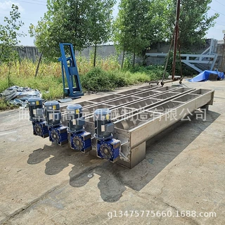 水平螺旋输送机  U型绞龙输送机   工业生产废物输送设备