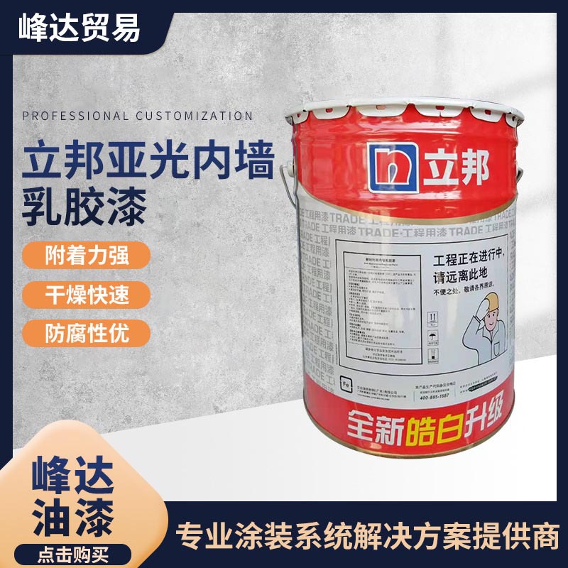 内墙时时丽乳胶漆涂料油漆 内墙涂料 白色哑光工程漆