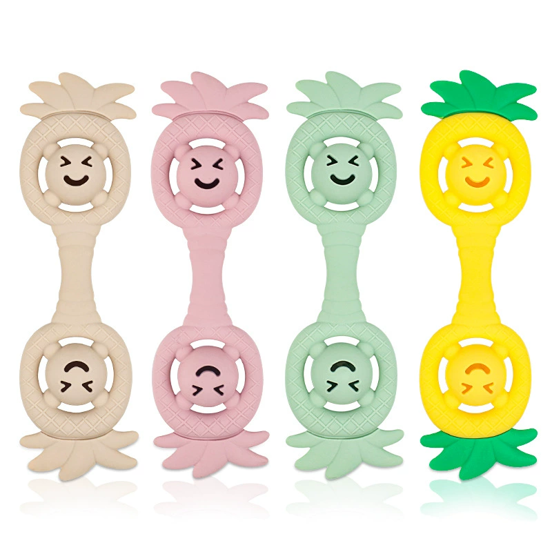 Новый силиконовый погремушки зубной клей для малышей молярные игрушки