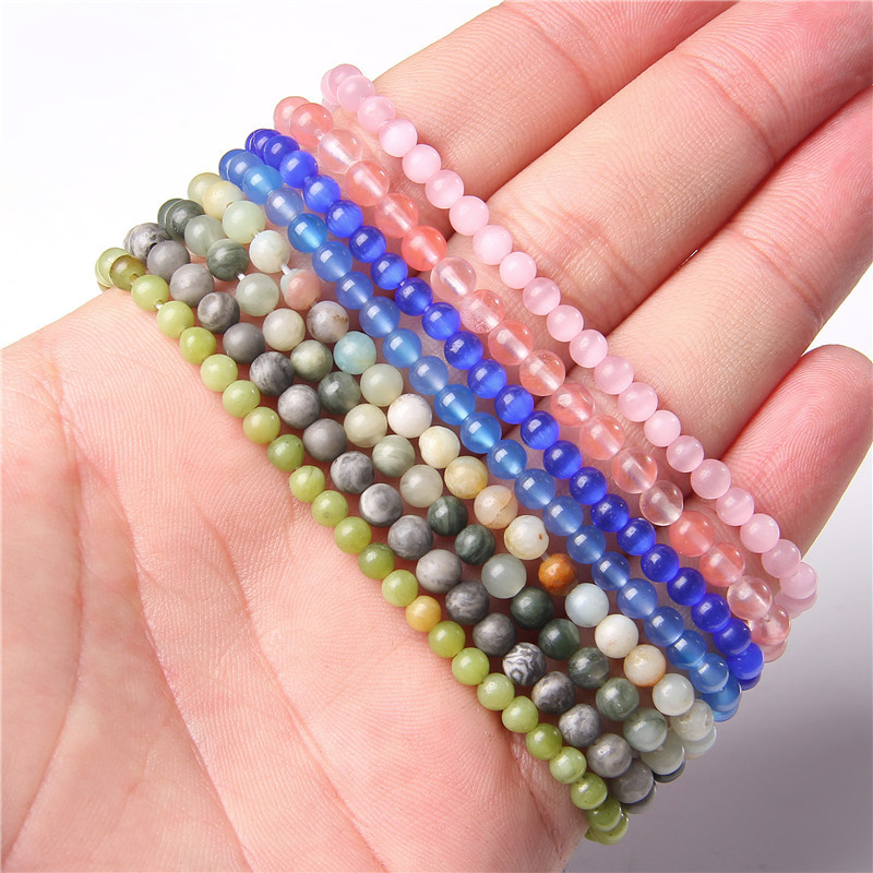 Einfacher Stil Marmor Ein Naturstein Perlen Armbänder display picture 13