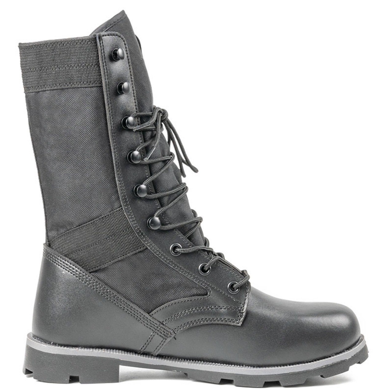 Botas tácticas de combate, arena negra y alta, correa delantera antideslizante, caballero del desierto, botas Martín