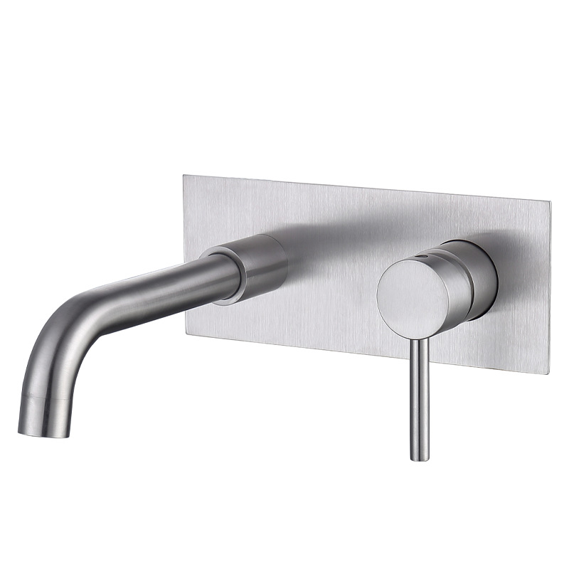 Lavabo oculto redondo-cepillado