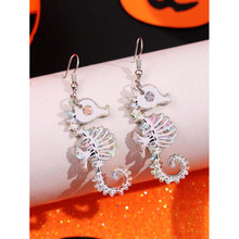 P 95633 Halloween funny acrylic earrings ��ʥ����ǿ�������