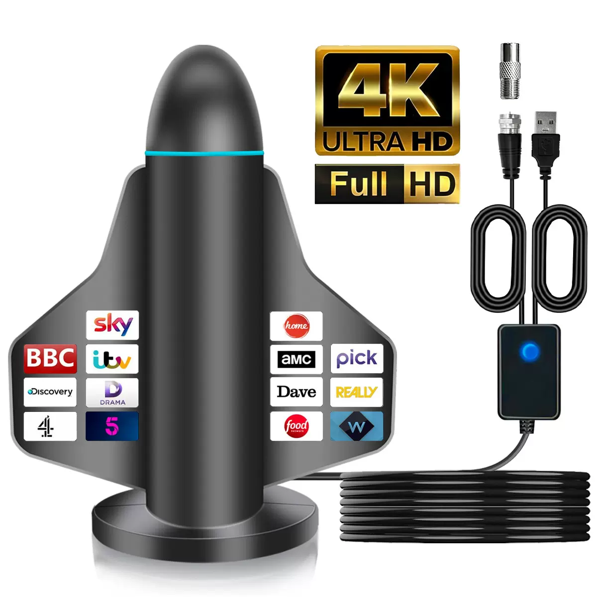 私模新品室内高增益 HDTV高清天线地面波数字电视天线