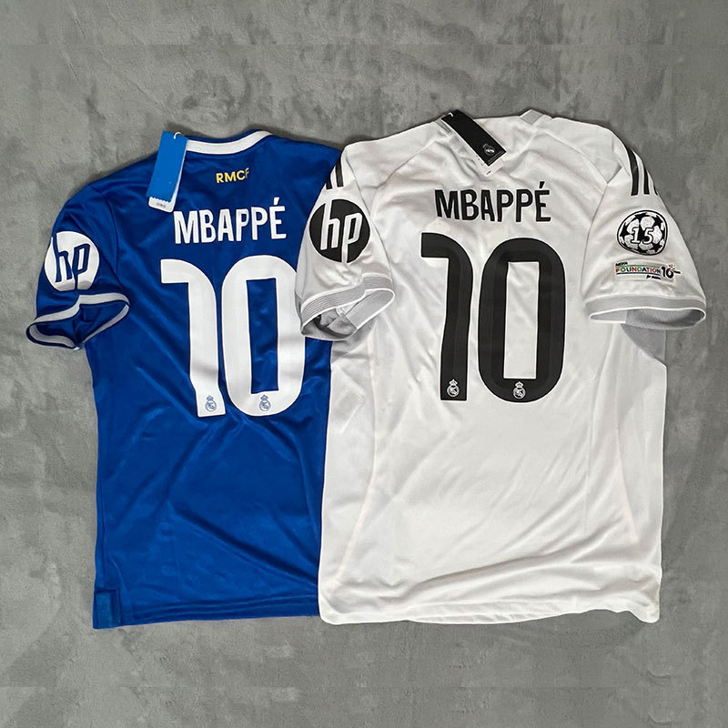 2526 Real Madrid Jersey Champions League Version No. 10 Mbappe Football Uniform Vinicius Bellingham T-Shirt Factory 2526 Real Madrid Jersey Champions League Version No. 10 Mbappe Football Uniform Vinicius Bellingham T-Shirt Factory