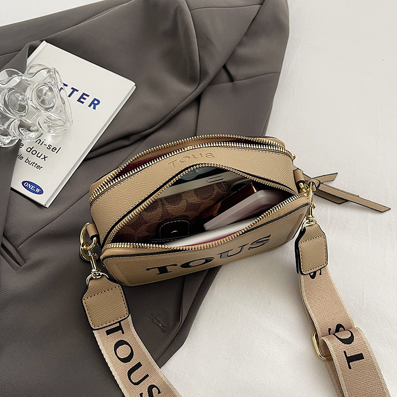 Nuevas bolsas transfronterizas, bolsas de cámara multicapa, bolsas de moda relieve, bolsas de hombro, bolsas retrógradas