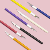 Лезвие, нож, фигурка, ластик для школьников и студентов, поделки из бумаги, DIY, 6 шт, планировщик