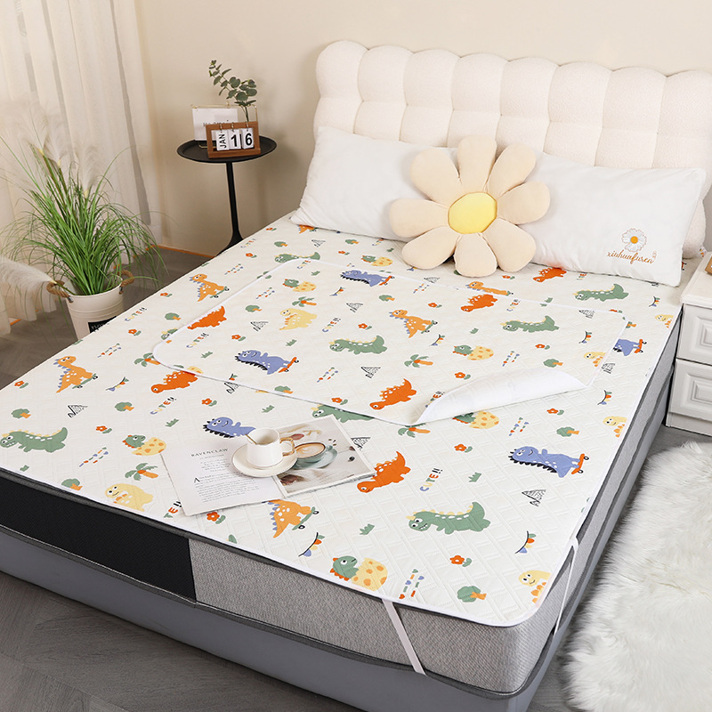 Gran por mayor almohadilla de orina para bebés cama impermeable lavable almohadilla de orina confortable permeable a la tía colchón de fuga lateral