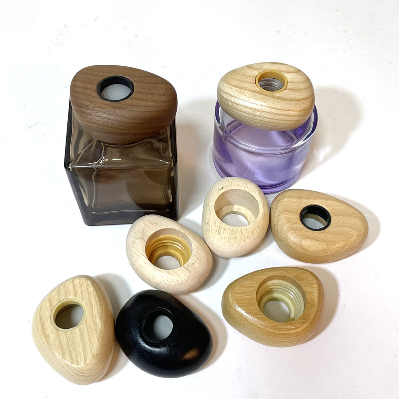 异形香薰木盖28牙无火香薰木盖散香木盖椭圆香薰盖木质香水香薰盖|undefined