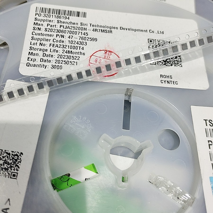 PIJA25200H-4R7MSIR 乾坤原装 4.7uH 2.0A 2.5X2.0 一体成型电感