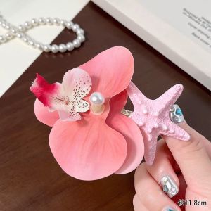 핑크 불가사리 호접란