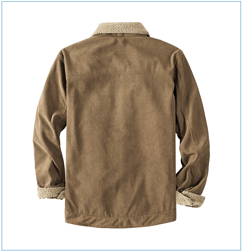 Giacca invernale in lana d'agnello da uomo alla moda europea e americana_voghion.com