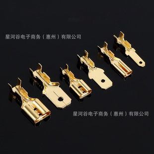 �羳200PCS 6.3/4.8/2.8�S�~��ɲ�Ƭ�o�׹�ĸ�䉺���ʽ�Ӿ�����