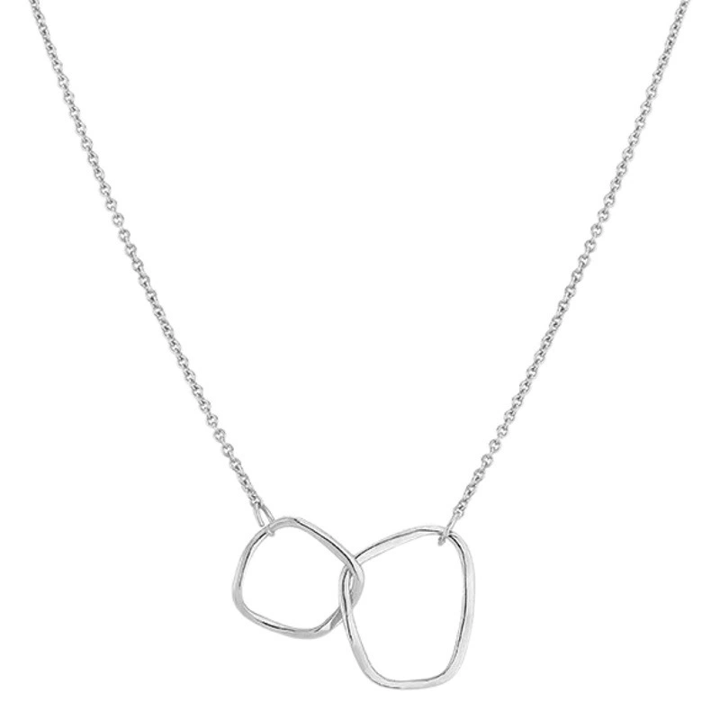 Популярное ожерелье для женщин ins ниша легкая роскошная конструкция холодный стиль ключичная цепочка модная Новая легкая Роскошная простая Студенческая цепочка