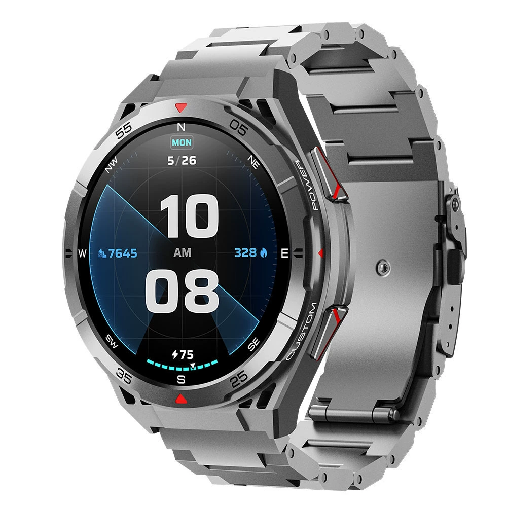 Новый продукт X2 смарт-часы Bluetooth вызов, двойной частоты GPS, пирометр, компас, новости, шаги для активного отдыха