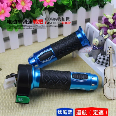 Other Electric Vehicle Accessories: Vehicle Throttle Handlebar Accelerator - type-006-cruise-control-knob-bluepair