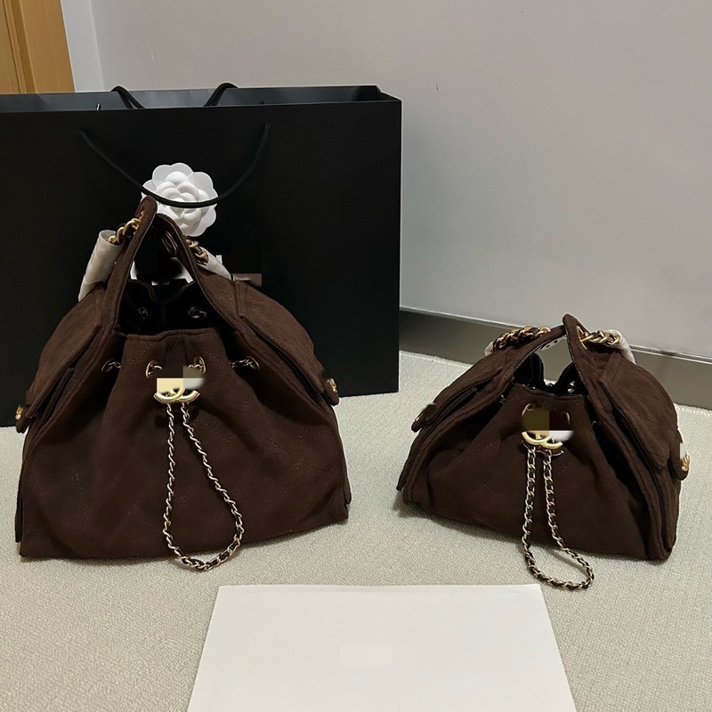 小香风链条包25bag水桶包包女通勤ins风小众设计菱格单肩斜挎包|undefined