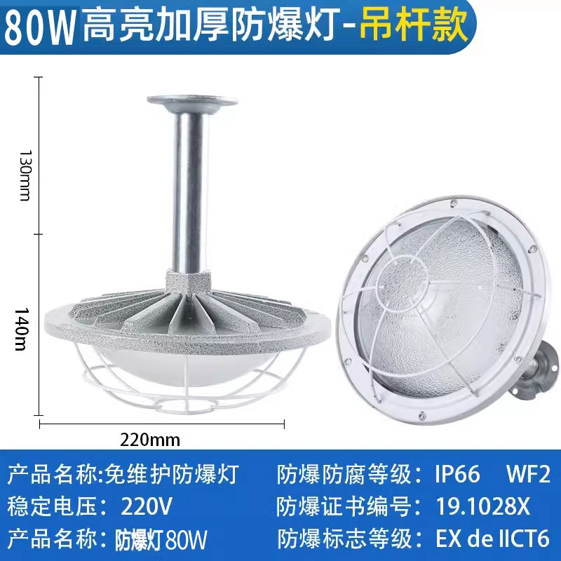 Aiming Explosion-proof LED lights, industrial spotlight, ceiling lamp, 100W