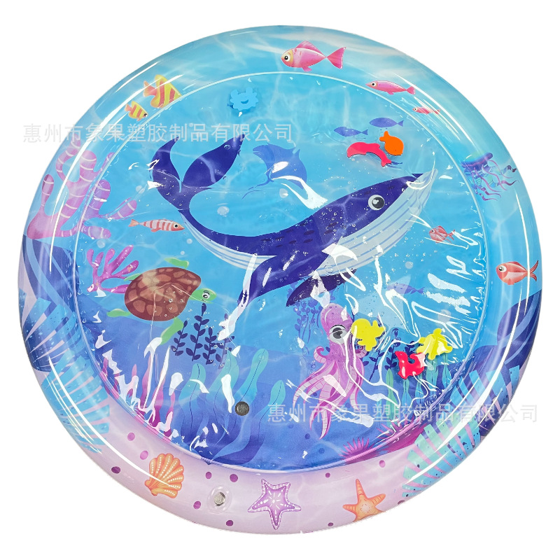 Las almohadillas de agua para bebés guían a los bebés a aprender a gatear las almohadillas de inyección de agua CPC no contiene BPA, inspección completa de inflado de fábrica transfronteriza