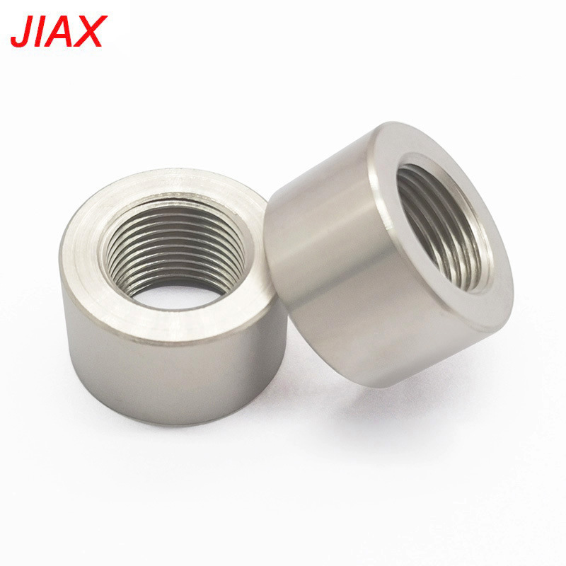 Tuerca de soldadura de tubo de escape de automóvil modificada M18X1.5 diámetro exterior de hierro 28mm sujetador tuerca de bloqueo anti-aflojamiento