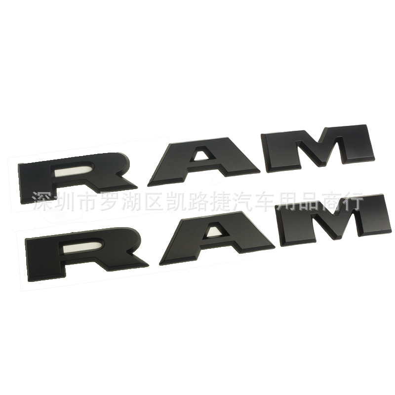 Aplicable a la nueva marca de red de Dodge RAM, etiqueta lateral modificada, etiqueta de caja trasera de la camioneta RAM, etiqueta de 5 piezas image 4
