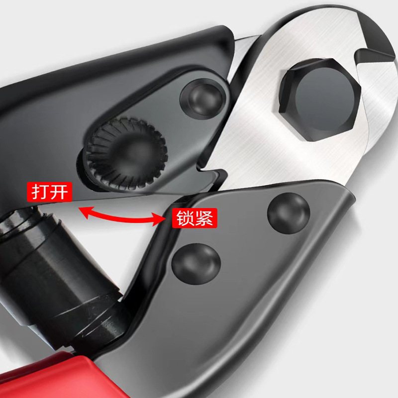 Cortador de cable transfronterizo de grado industrial, cortador multifuncional de 8 pulgadas, corte manual que ahorra mano de obra, corte de alambre de freno, tendedero