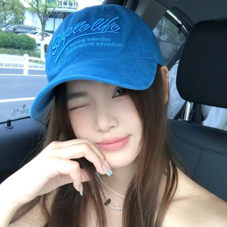 秋季新款复古字母刺绣棒球帽女夏显脸小百搭遮阳防晒鸭舌爆款|undefined