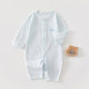 Baby jumpsuit summer thin newborn baby clothes baby summer long sleeve summer air conditioning clothing cotton pajamas