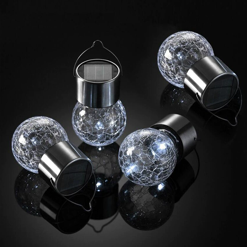 LED-путешествующая лампа солнечный свет, стеклянная потолочная лампа для беседки, украшения, висячие огни