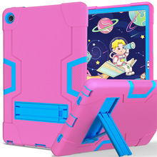 适用联想Tab M10 Plus 10.6撞色硅胶防摔平板套PC支架125F保护壳