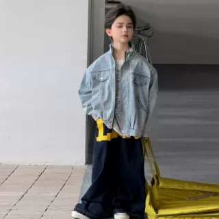 织里童装男童牛仔外套2026秋季新款儿童长袖上衣宝宝男孩春秋衣服