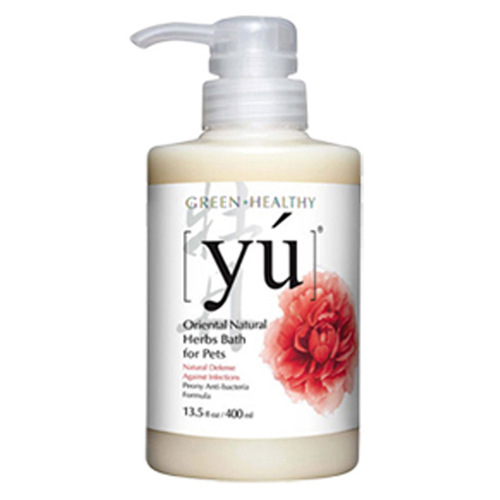 Taiwan imports YU Oriental Mori Grass Pet Shampoo Cat and Dog Shower Gel Shampoo Peony Lychee 400ML
