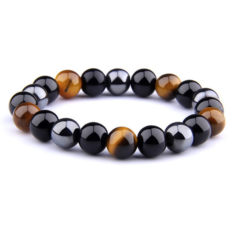 Fashion Gradient Color Natural Stone Agate Beaded Bracelets display picture 5