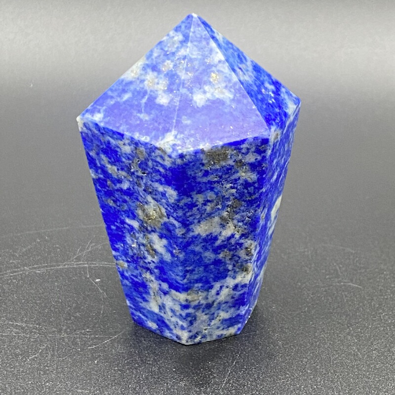 天然青金石柱子水晶摆件雕刻件桌面摆件手工雕刻件装饰直 买一送一 图 1