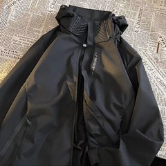 6266屋外の薄いタイプの突撃服の単層フード付き防水女性タイプの単沖防風コート男性タイプの三防登山服