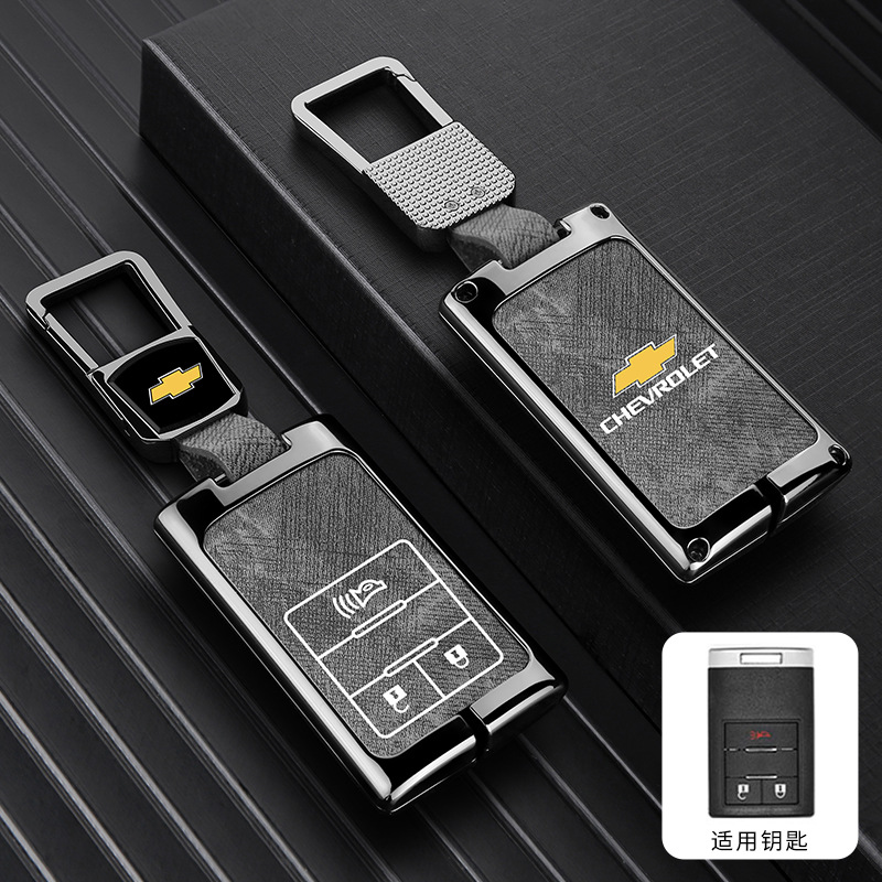 모델 D 3버튼 - 데님 패턴 [건쉘 그레이 가죽] + 사각버클