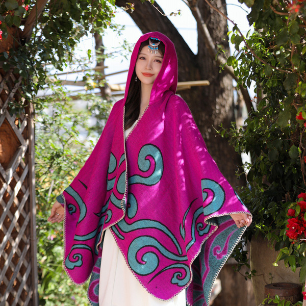 Retro trench coat from Yunnan province