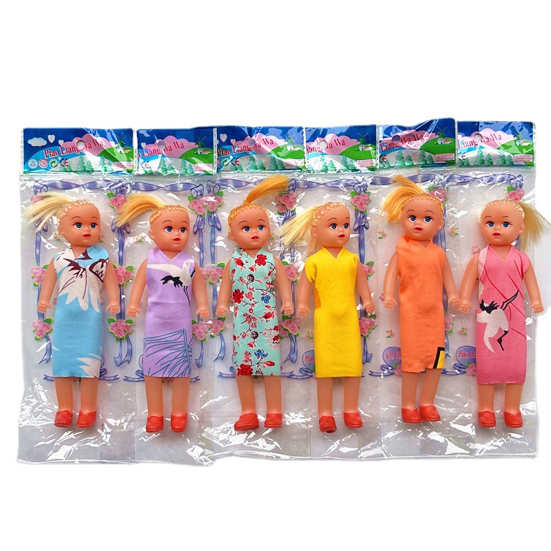 Solo Bolso Barato DIY Barbie Doll Girl Fat muñeca juguete de los niños 1 yuanes puesto empuje exportación comercio exterior