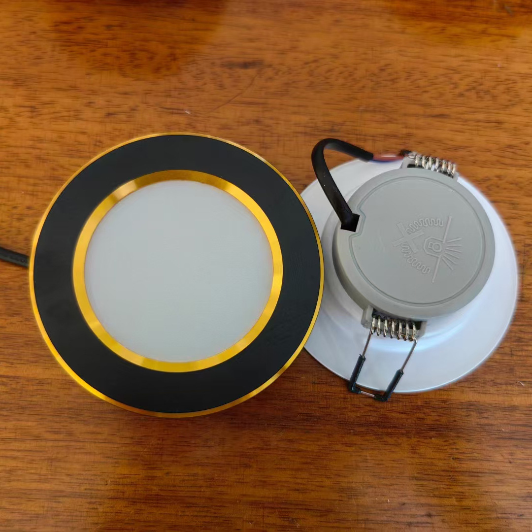 Hogar downlight de 2,5 pulgadas lámpara de techo LED 3W5W agujero 8cm agujero de la lámpara de 2 pulgadas pequeño downlight decoración del hogar ojo de ganado agujero de la lámpara