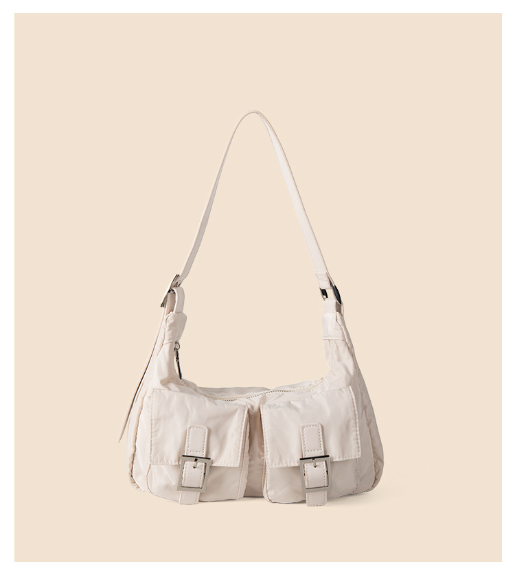 Borsa a tracolla in nylon versatile casual per ragazze di alta qualità, multitasche per motociclette da donna con una moda di nicchia, nuova_voghion.com