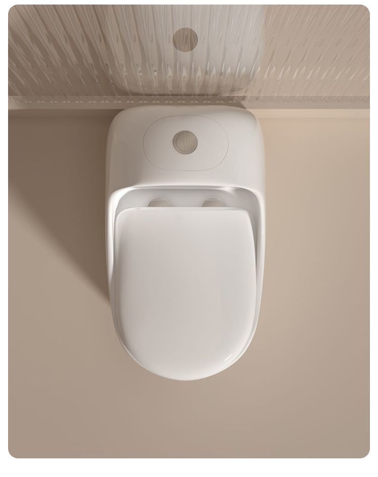 Innovative first-level water efficiency, round and smooth design, powerful spiral, large-diameter household toilet, factory wholesale one piece undefined
