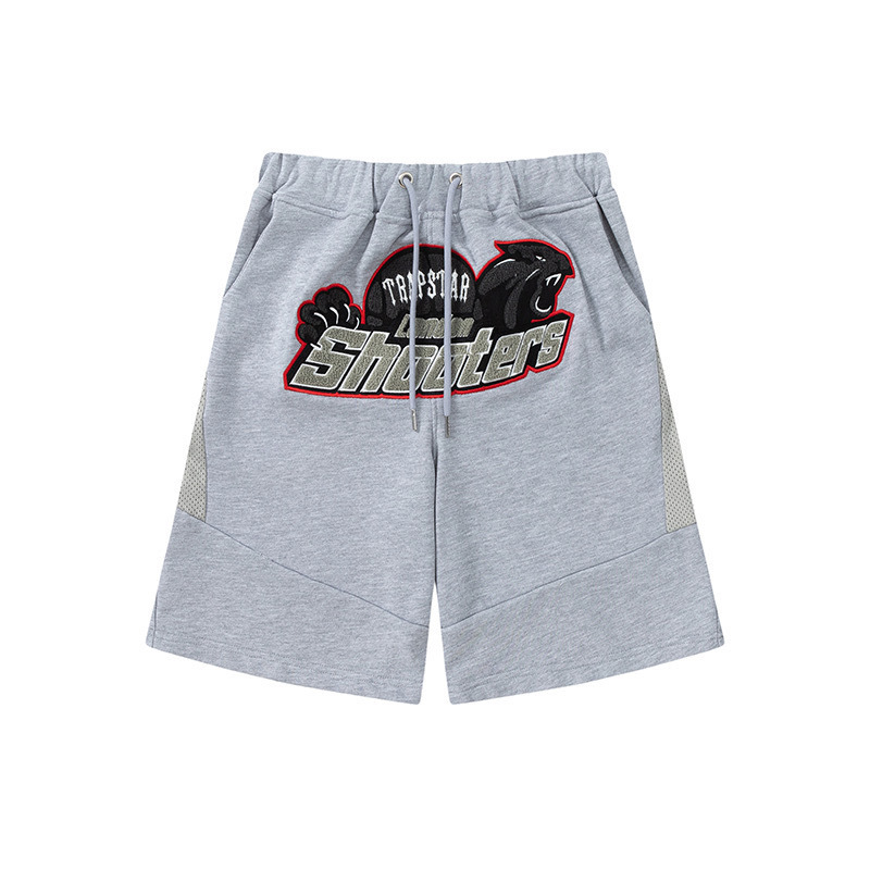 Trapstar London Shooters Sweat Shorts Embroidered Grey
