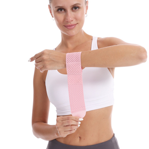Wristband fitness badminton hand joint sheath thin winding pressurized wristband fitness protection wrist high elastic wristband