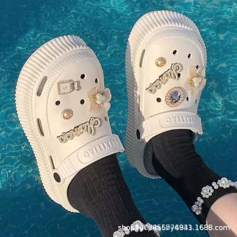 Новый мультфильм милые DIY дырки аксессуары креативные съемные стерео обувь пряжка для обуви декоративная пряжка