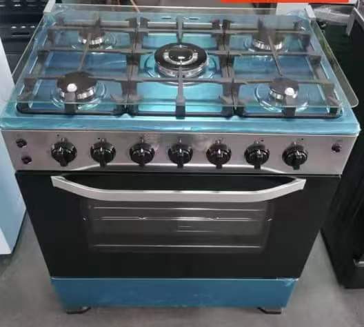 Horno de gas de 500 anchos, horno de gas de 2 gas, horno de gas, salida estándar europea vertical