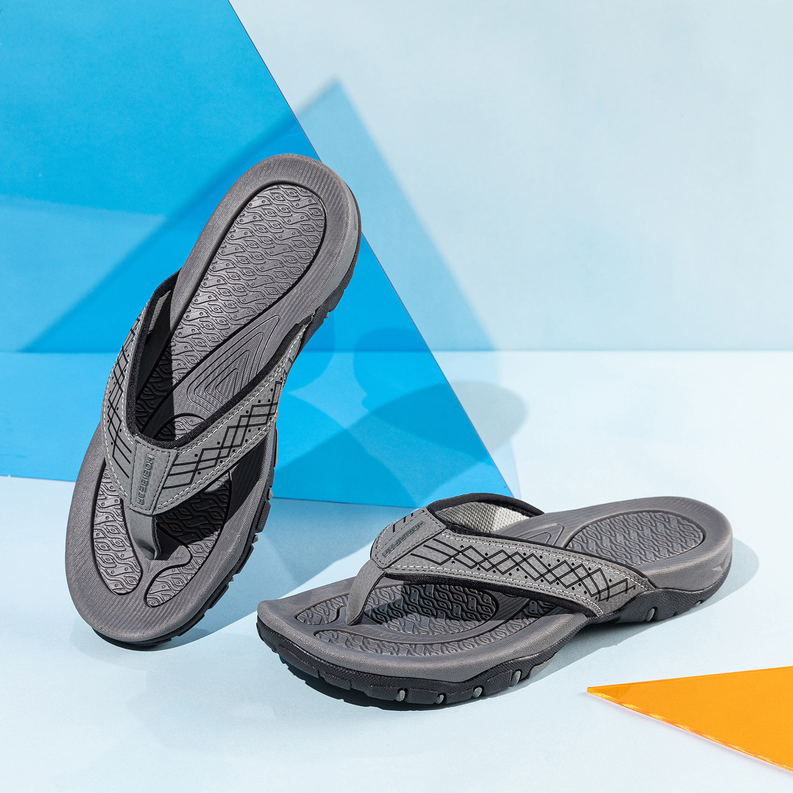 哈比熊品牌鞋男士涼拖2021年夏季新款厚底休閑人字拖沙灘涼鞋代發(fā)