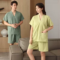 Новый хлопковый костюм для паровой обработки Tencel, купальный костюм, элитный костюм для пар, специальная одежда для сауны, массажа ног, ванных центров
