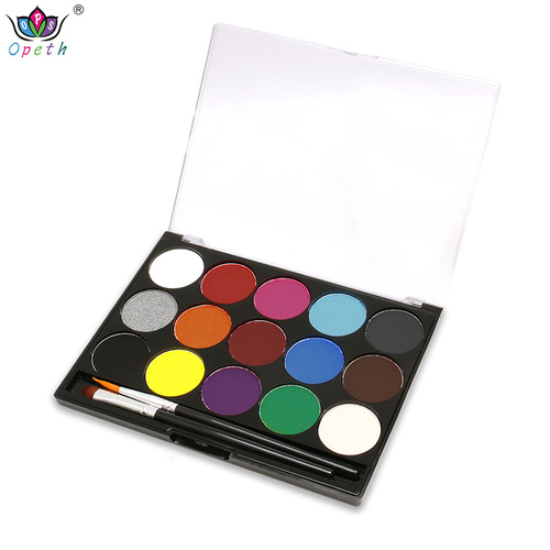 Cross-border water-soluble face paint 15-color body paint pigment model face paint Halloween face makeup water-based face paint