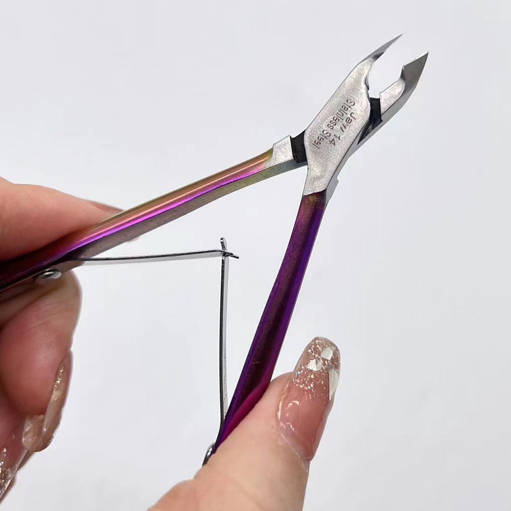 exfoliating professional scissors for manicure stainless steel