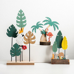 Nordic INS creative tropical plant small tree ornament child's room decoration accessory TV stand decoration arrangement